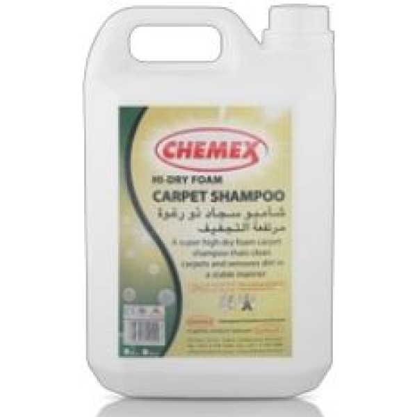 CHEMEX - CARPET SHAMPOO - HI DRY FOAM -5 LTR