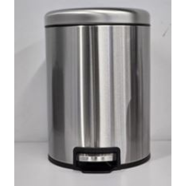 STAINLESS STEEL ROUND PEDAL BIN WITH SOFT CLOSING